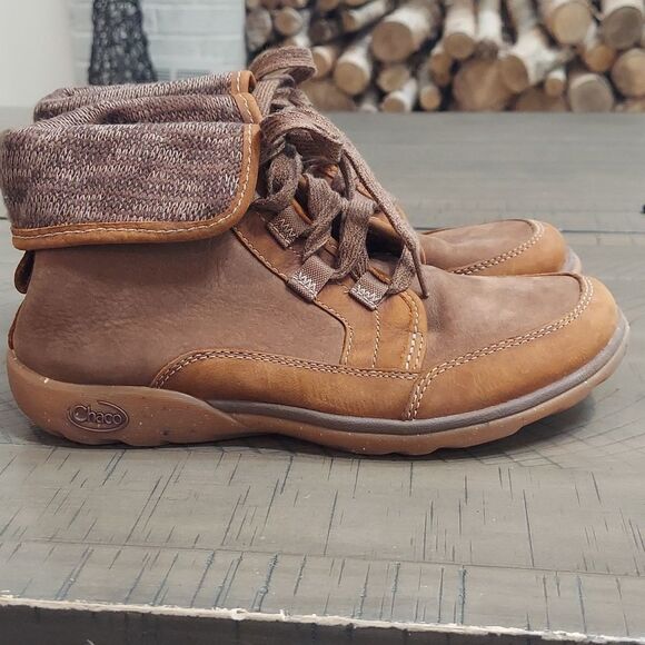 Women's Chaco Barbary Boots Java Sz 6.5 - Picture 1 of 11